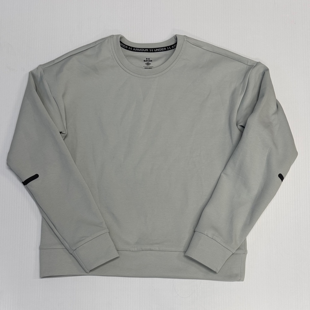 Under Armour Light Gray Crewneck Sweatshirt Women Size Small